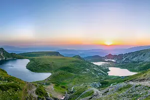 изгрев на Слънцето - Рилски Езера